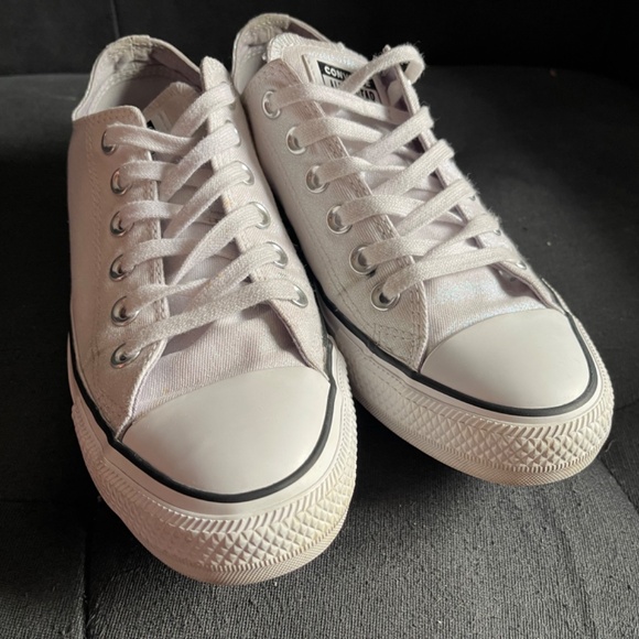 Convers All Star Ox Low - US 7 - sparkling white - unicorn shimmer - 561712C - Picture 3 of 7